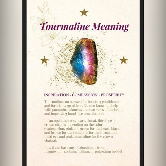 Natural Bi-Color Tourmaline Gemstone 925 Sterling Silver Ring Size 6.5 Gift C308 - Picture 3 of 5